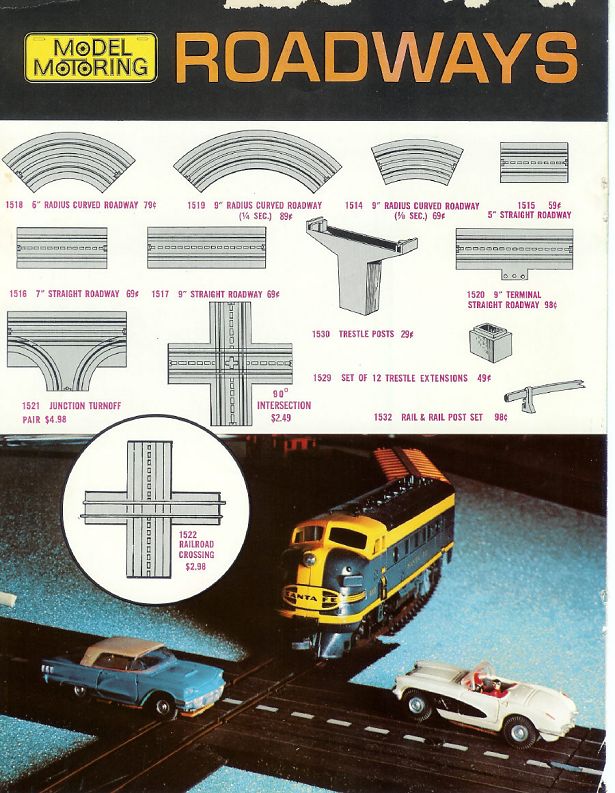 1962 Aurora Model Motoring product catalog